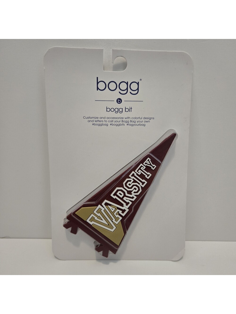 Bogg Bits Varsity Pennant Style Sports Collegiate High School Cheer NEW